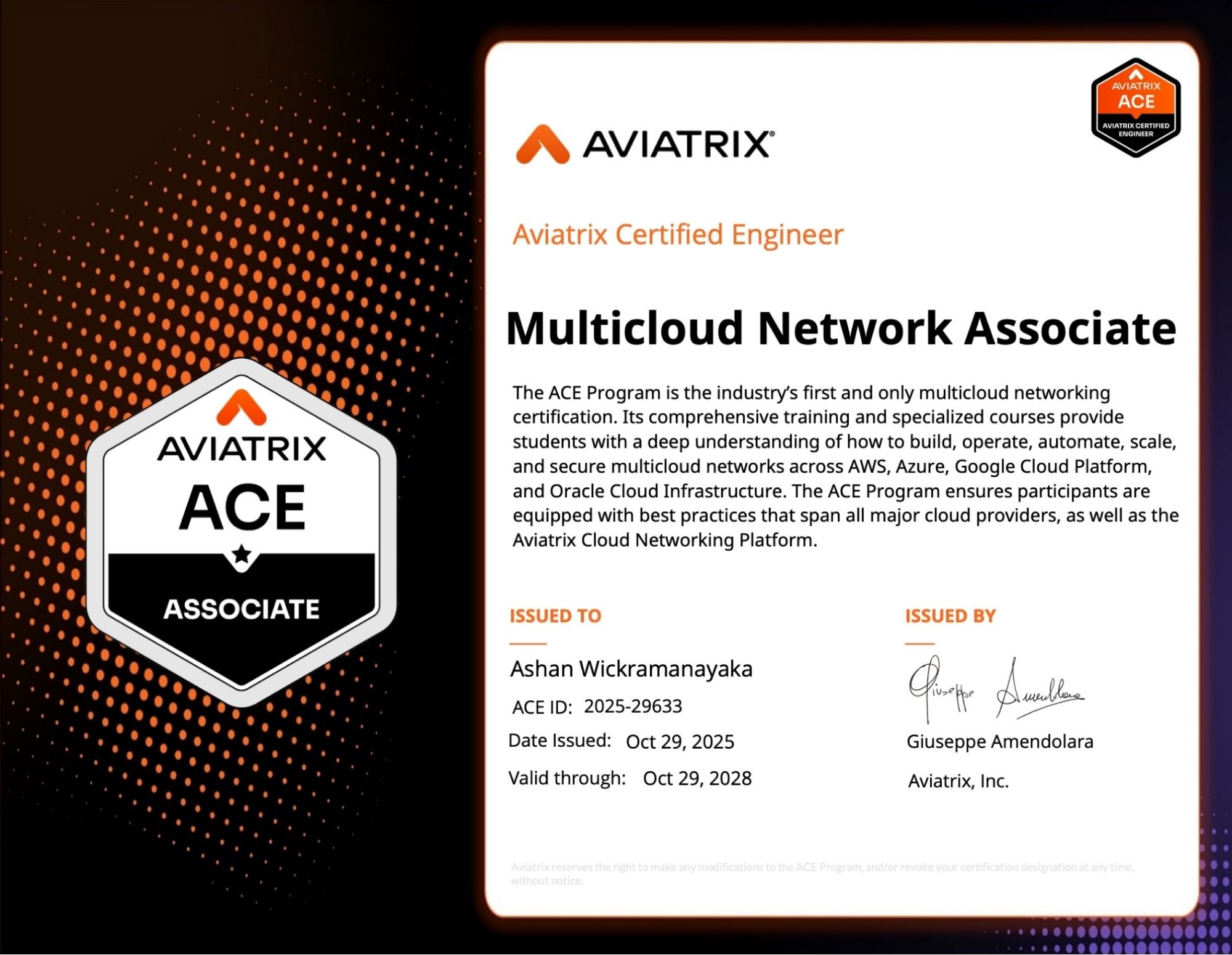 Aviatrix Certified Engineer - Multicloud Network Associate